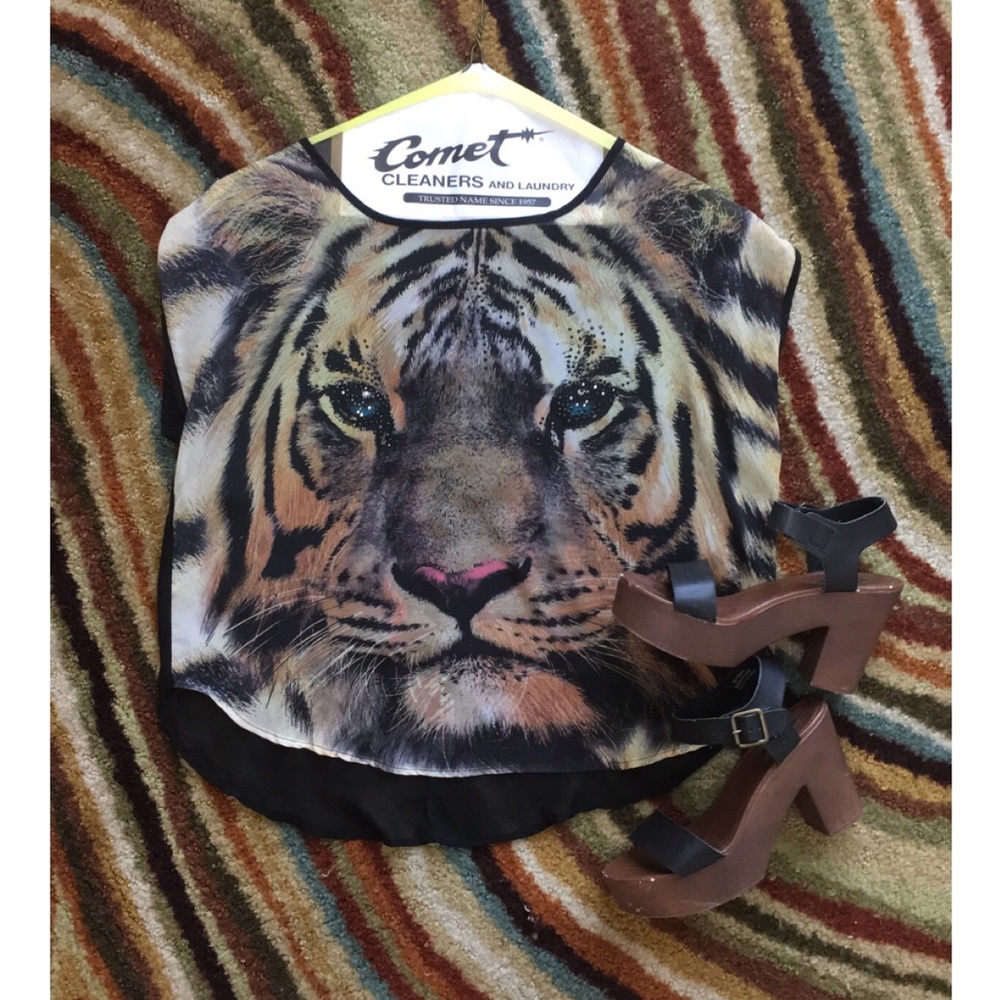 Eye of the tiger blouse